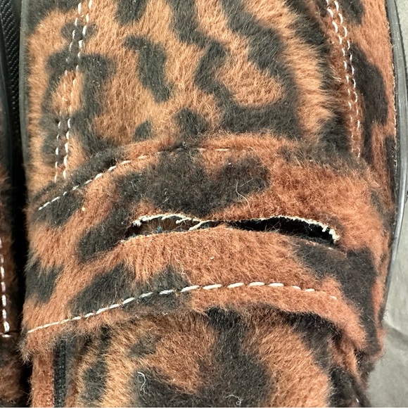 NWOT Vans Women's Brown/Black Leopard Loafers Skate Sneakers, 5, 6 & 6.5 - Picture 10 of 12